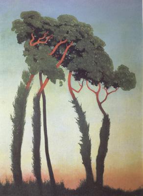 Felix  Vallotton Landscape with Trees (nn03) oil painting image